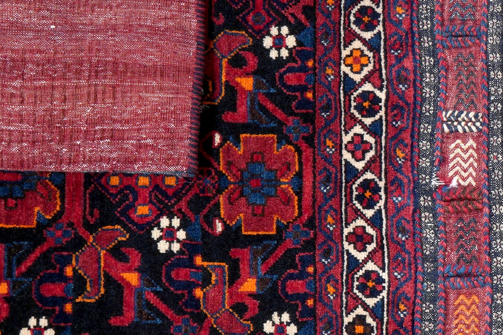 Khorjin — Handmade, 89x141 cm, Blue, 100% Virgin Wool | View 8
