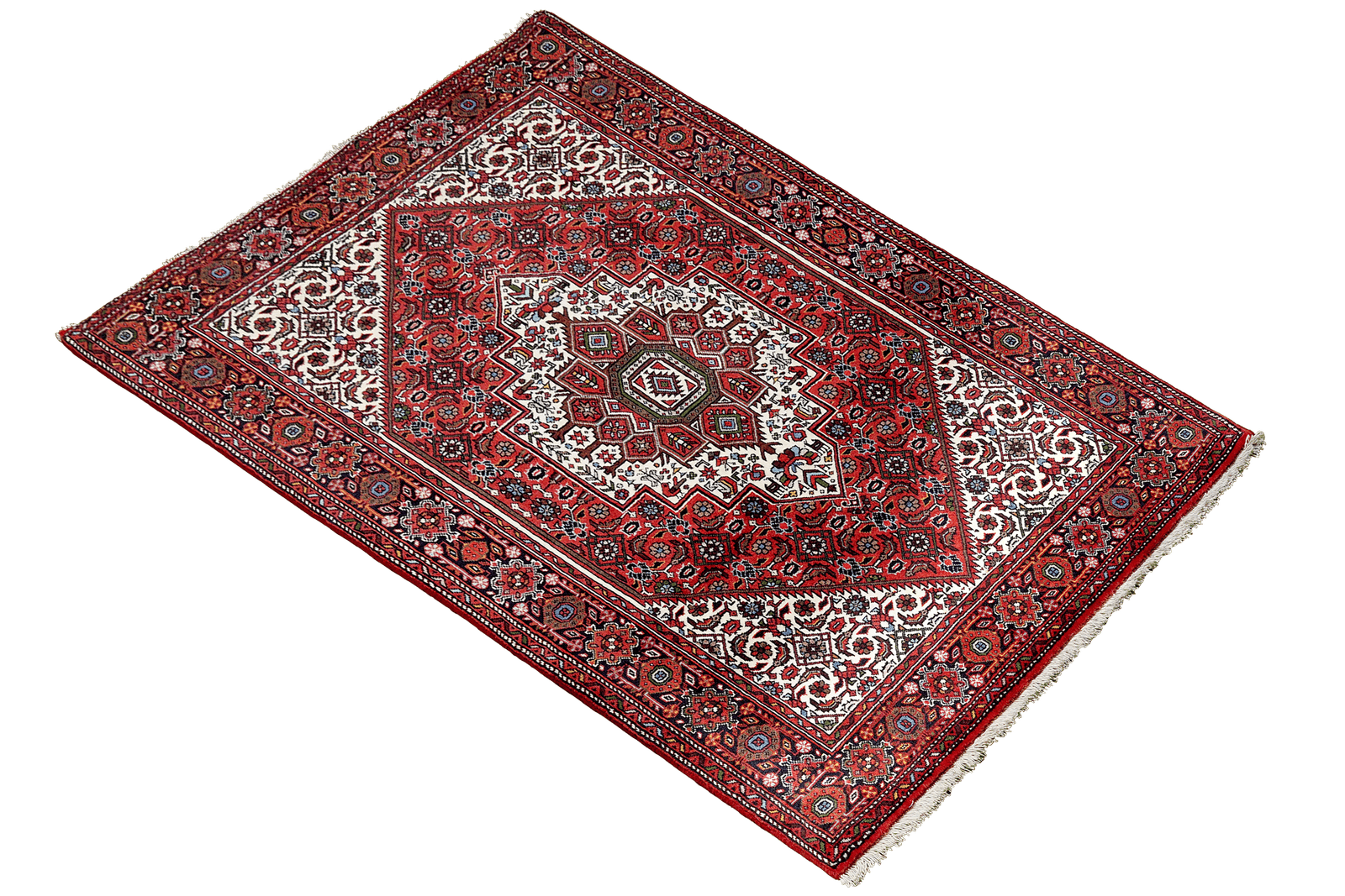 Goltuk — Hand-knotted, 99x147 cm, Red, 100% Virgin Wool | View 4