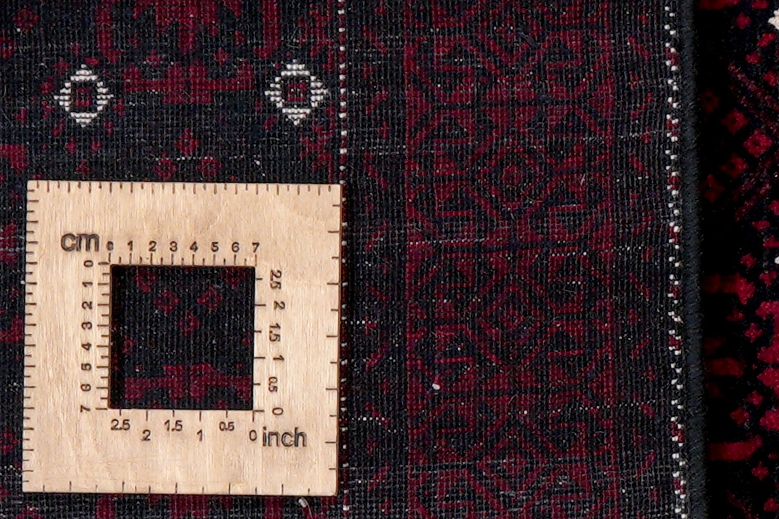 Belutch — Hand-knotted, 112x188 cm, Black, 100% Virgin Wool | View 8
