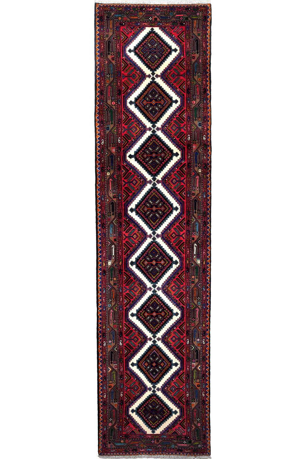 Zagheh — Hand-knotted, 79x310 cm, Beige, 100% Virgin Wool | Main view