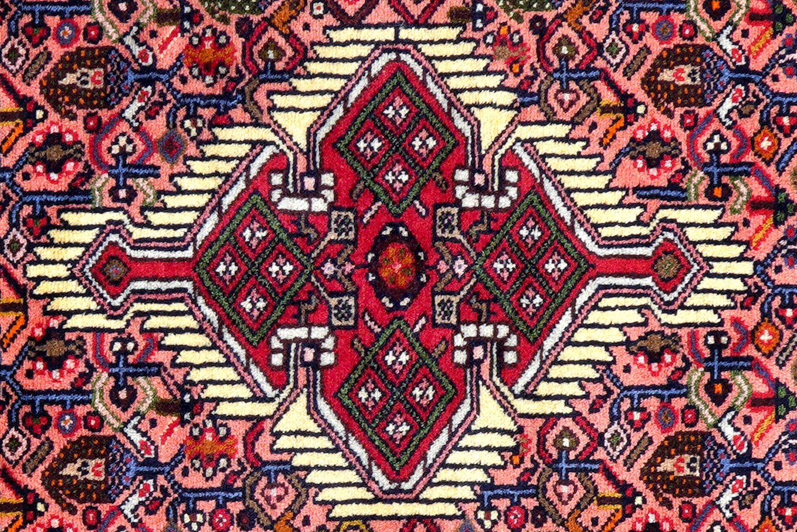 Assadabad — Hand-knotted, 80x203 cm, Red, 100% Virgin Wool | View 6