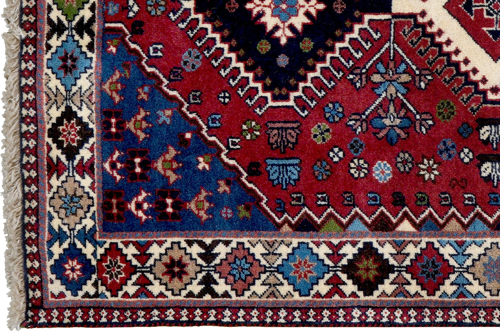 Yalameh — Hand-knotted, 83x127 cm, Red, 100% Virgin Wool | View 3