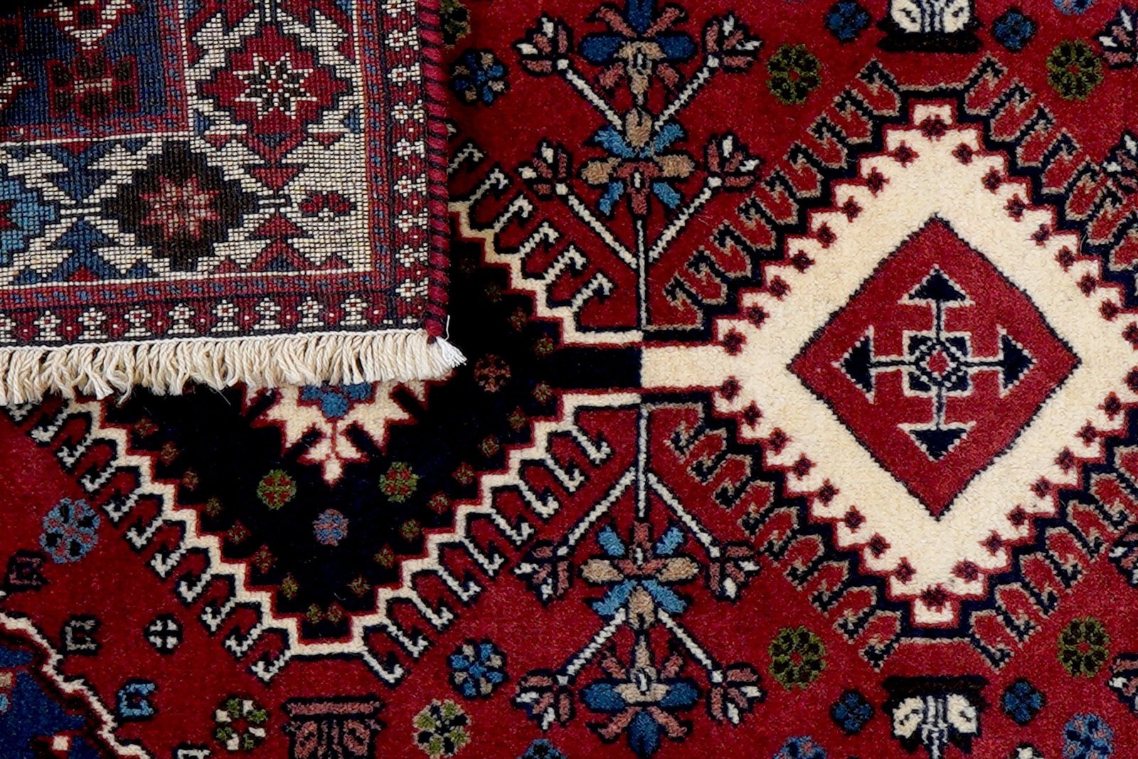 Yalameh — Hand-knotted, 83x127 cm, Red, 100% Virgin Wool | View 7