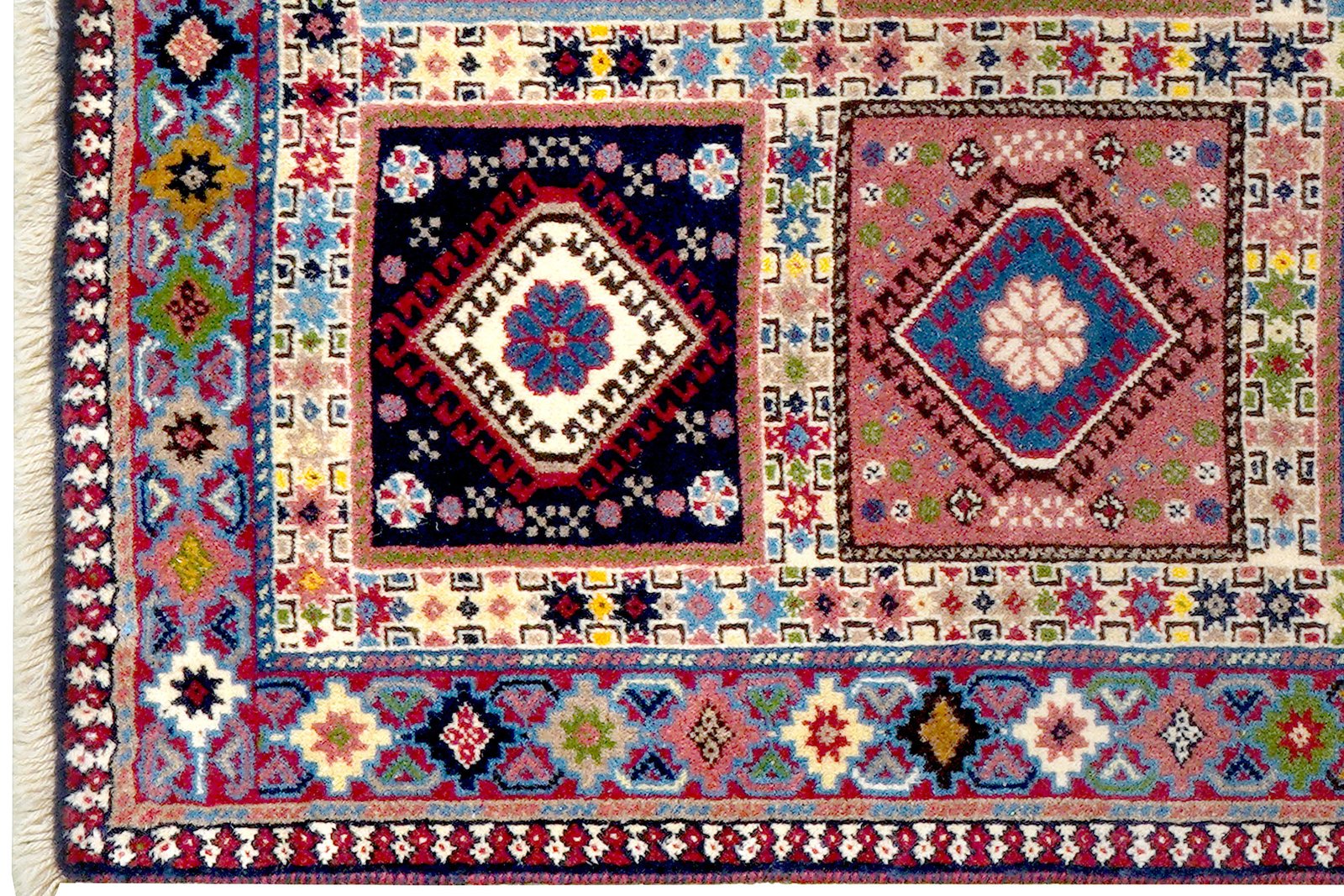 Yalameh — Hand-knotted, 81x206 cm, Multicolor, 100% Virgin Wool | View 3