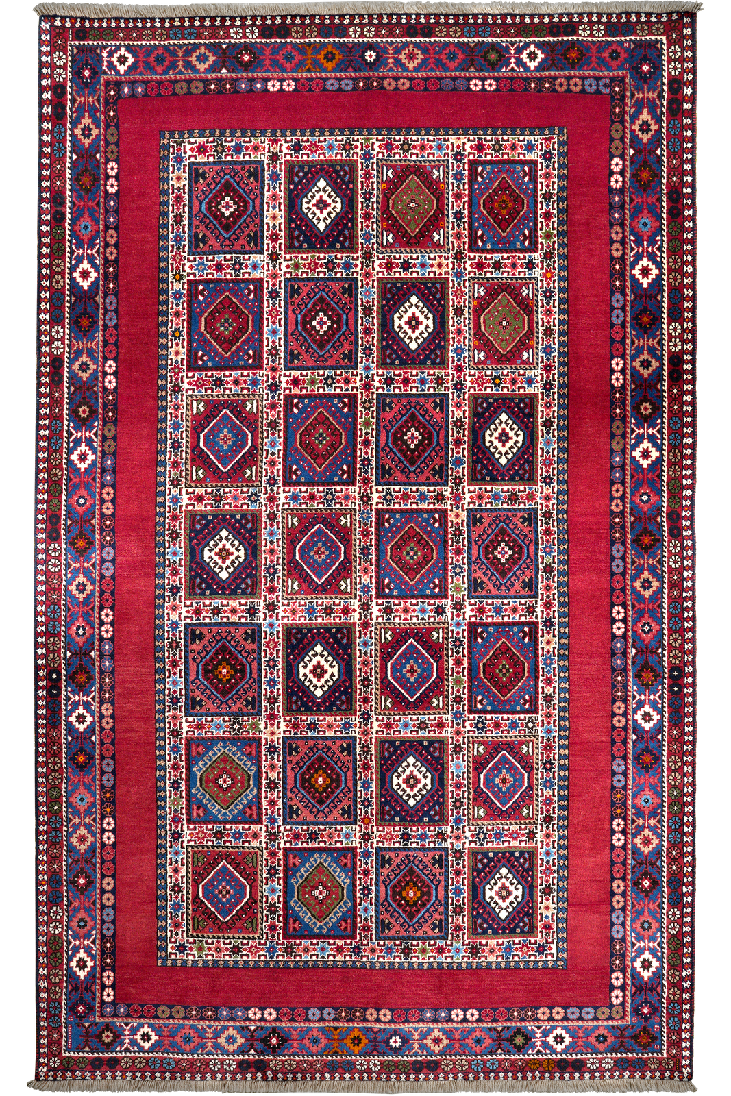 Yalameh — Hand-knotted, 154x250 cm, Multicolor, 100% Virgin Wool | Main view