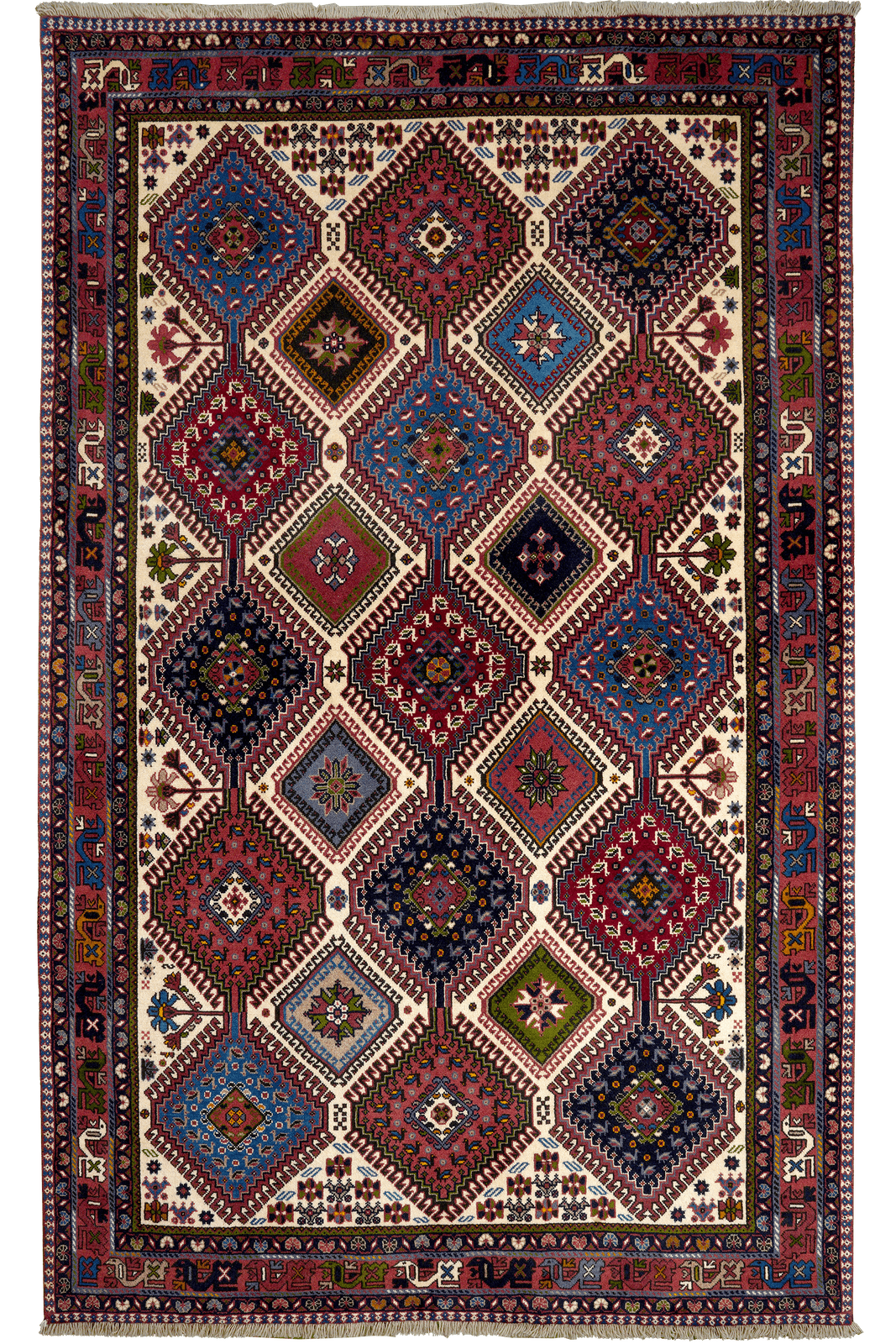 Yalameh — Hand-knotted, 151x244 cm, Multicolor, 100% Virgin Wool | Main view