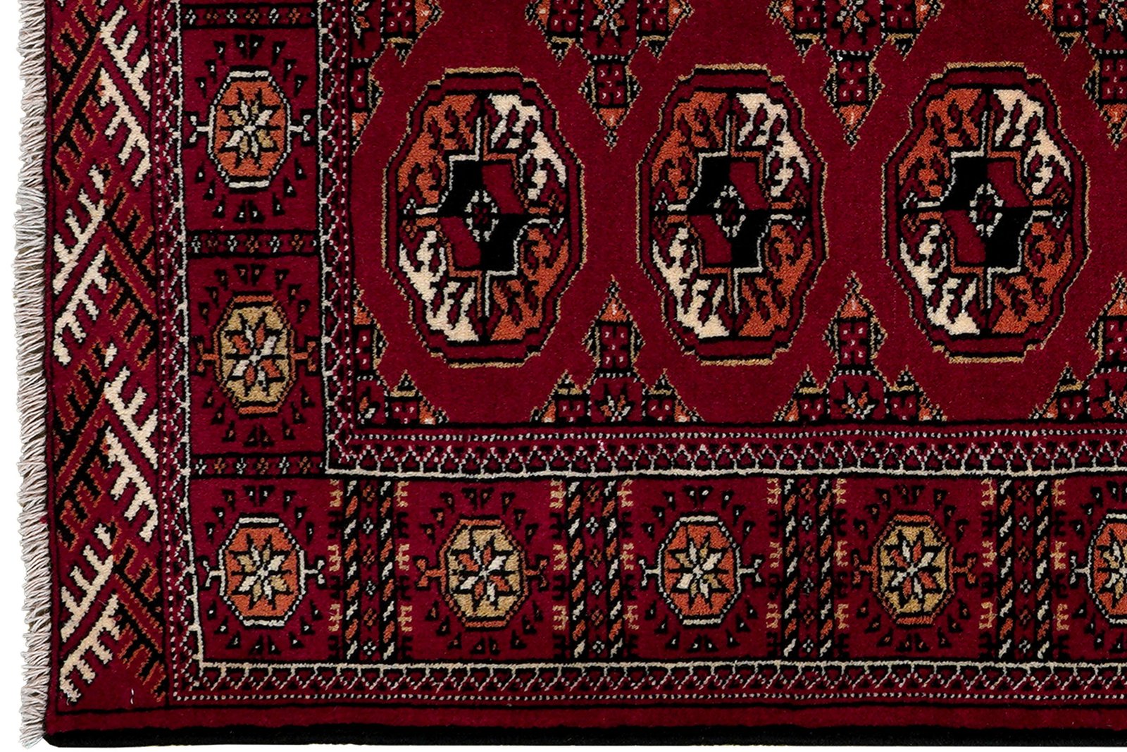 Turkman — Hand-knotted, 100x146 cm, Red, 100% Virgin Wool | View 3
