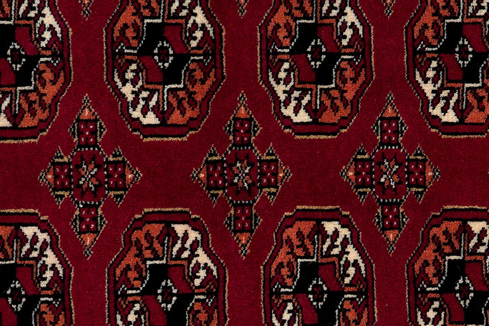 Turkman — Hand-knotted, 100x146 cm, Red, 100% Virgin Wool | View 6