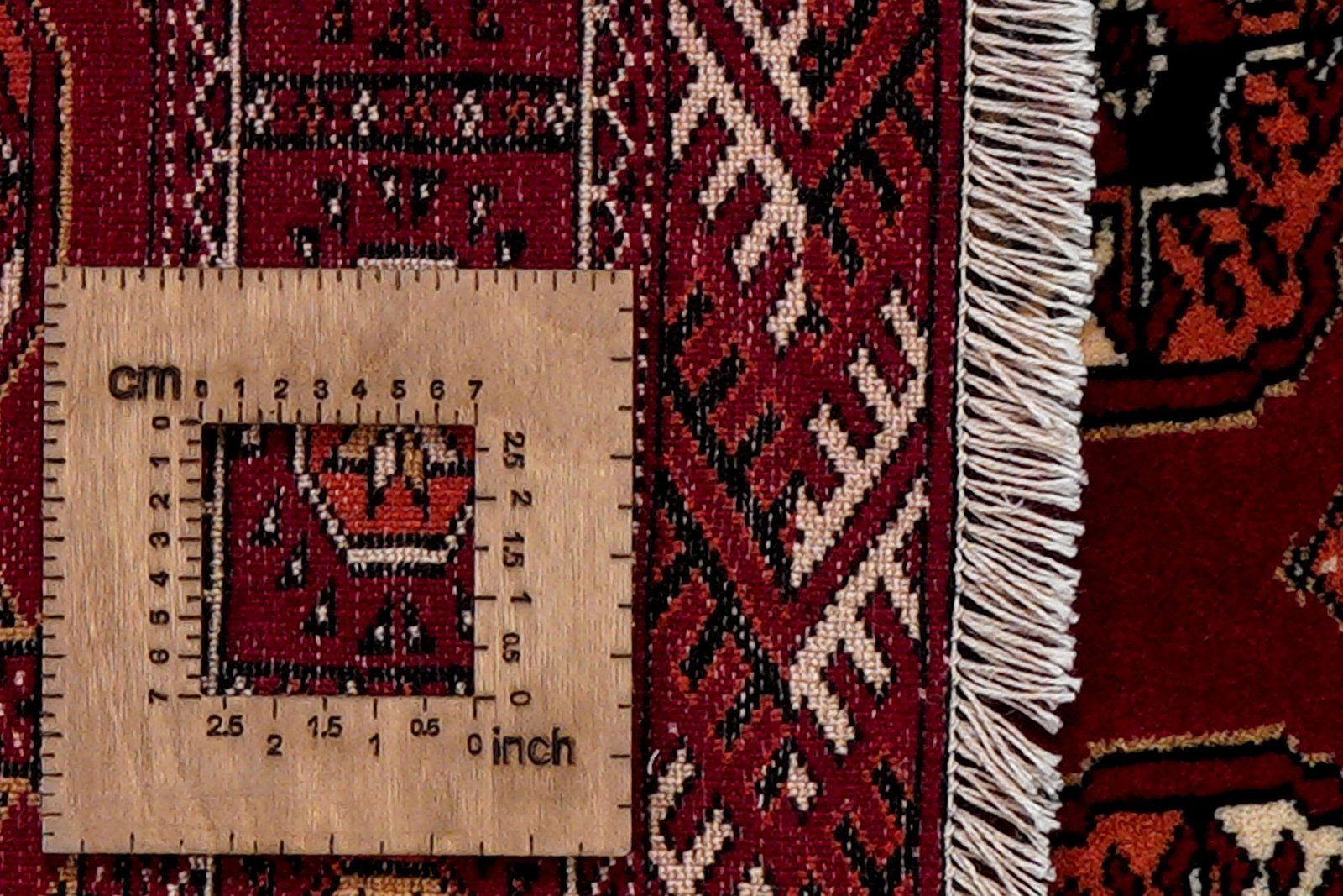Turkman — Hand-knotted, 100x146 cm, Red, 100% Virgin Wool | View 8