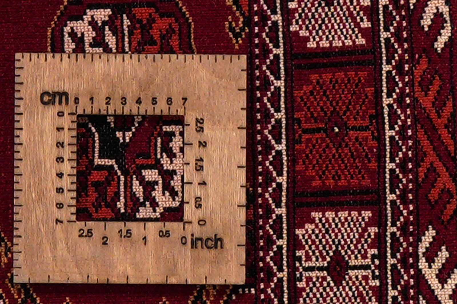 Turkman — Hand-knotted, 99x147 cm, Red, 100% Virgin Wool | View 8