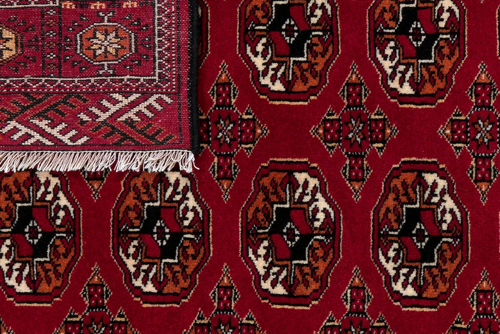 Turkman — Hand-knotted, 99x145 cm, Red, 100% Virgin Wool | View 7