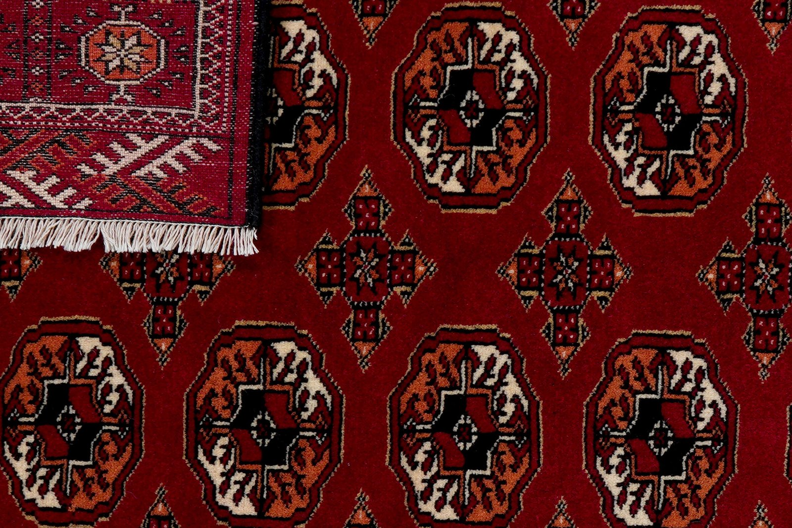 Turkman — Hand-knotted, 102x148 cm, Red, 100% Virgin Wool | View 7