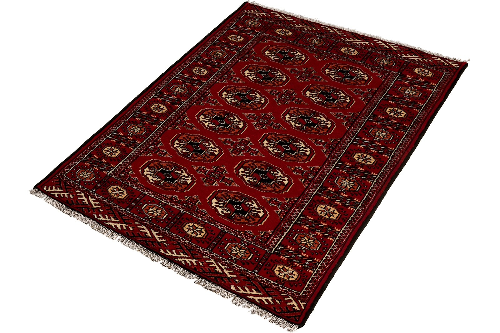 Turkman — Hand-knotted, 103x150 cm, Red, 100% Virgin Wool | View 5
