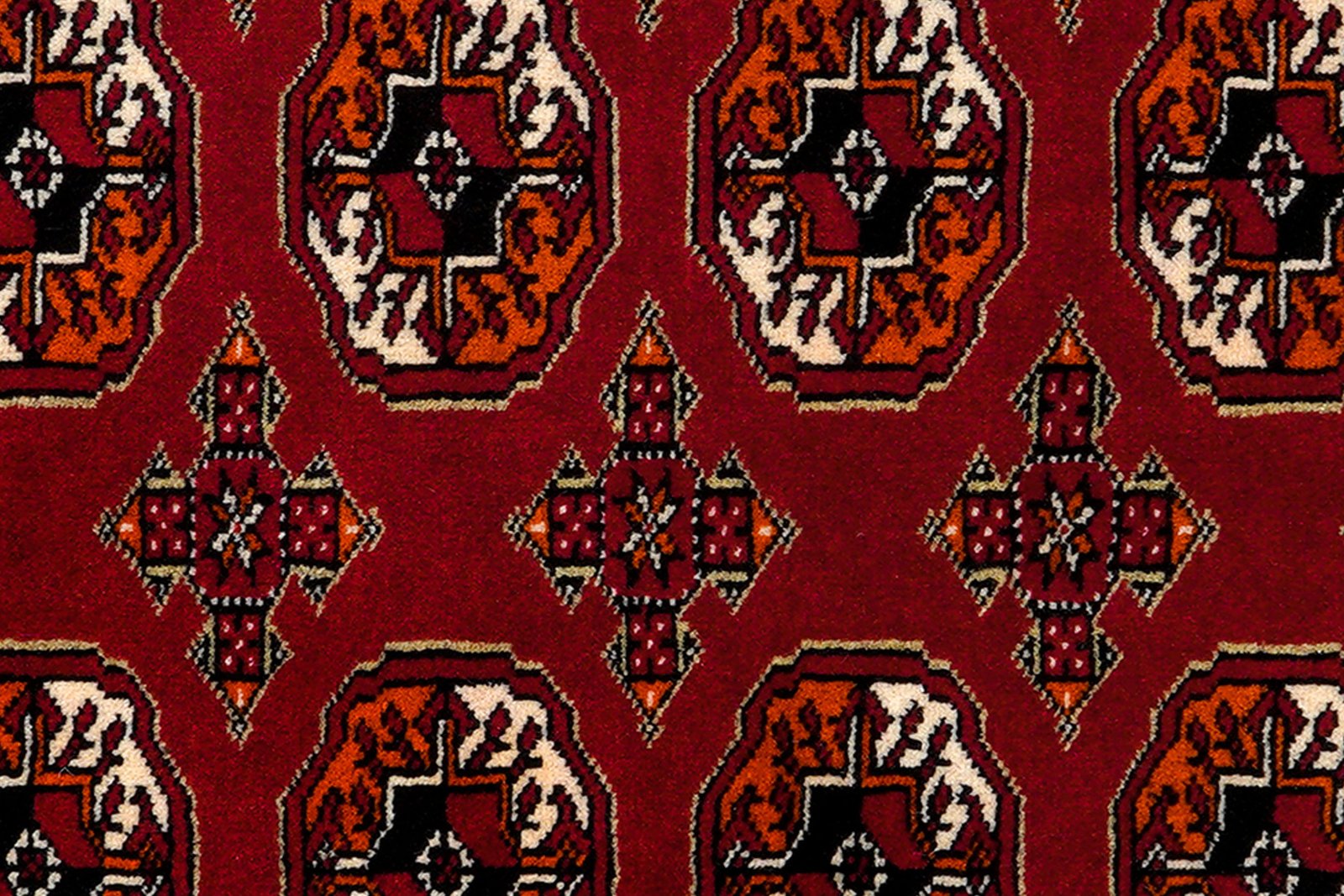 Turkman — Hand-knotted, 103x150 cm, Red, 100% Virgin Wool | View 6