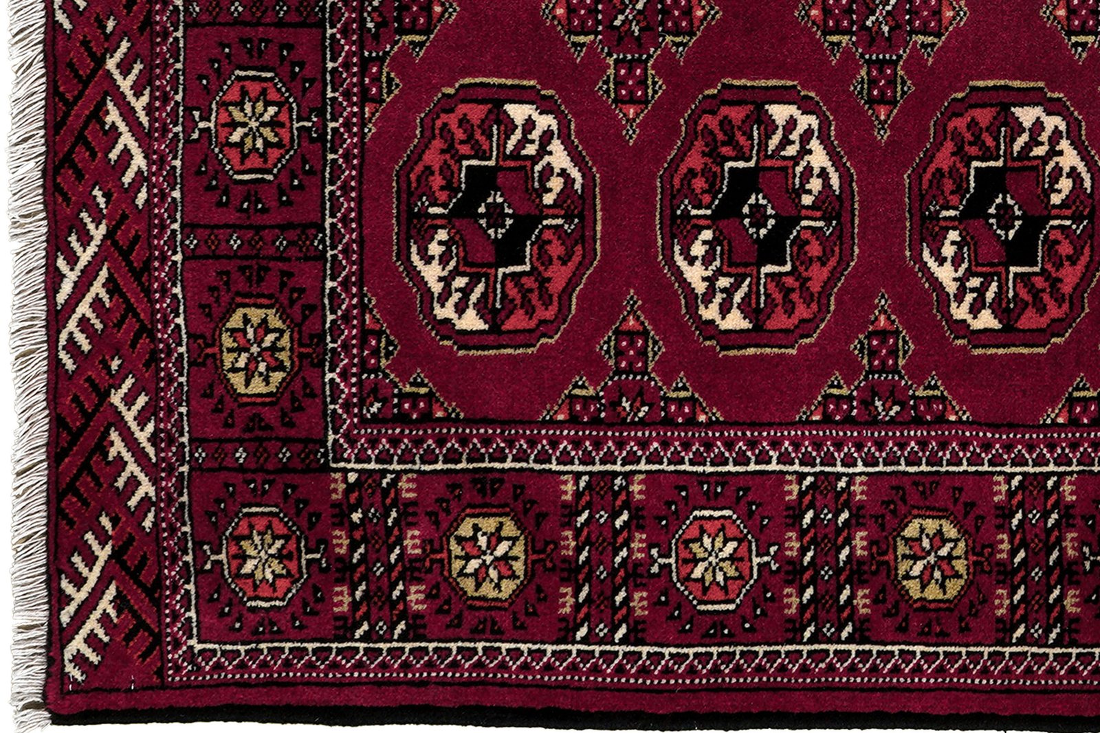 Turkman — Hand-knotted, 101x145 cm, Red, 100% Virgin Wool | View 3