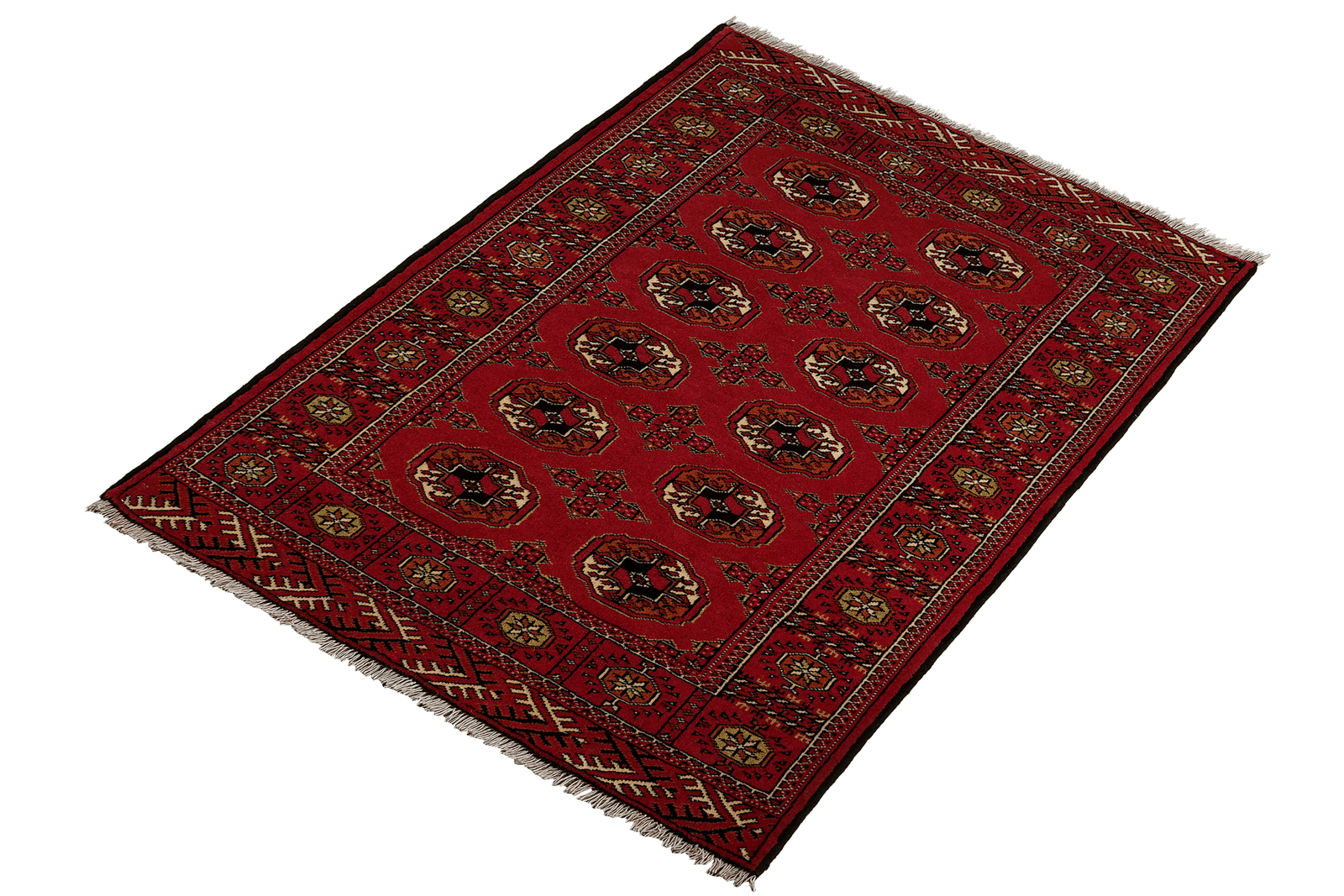 Turkman — Hand-knotted, 102x150 cm, Red, 100% Virgin Wool | View 5