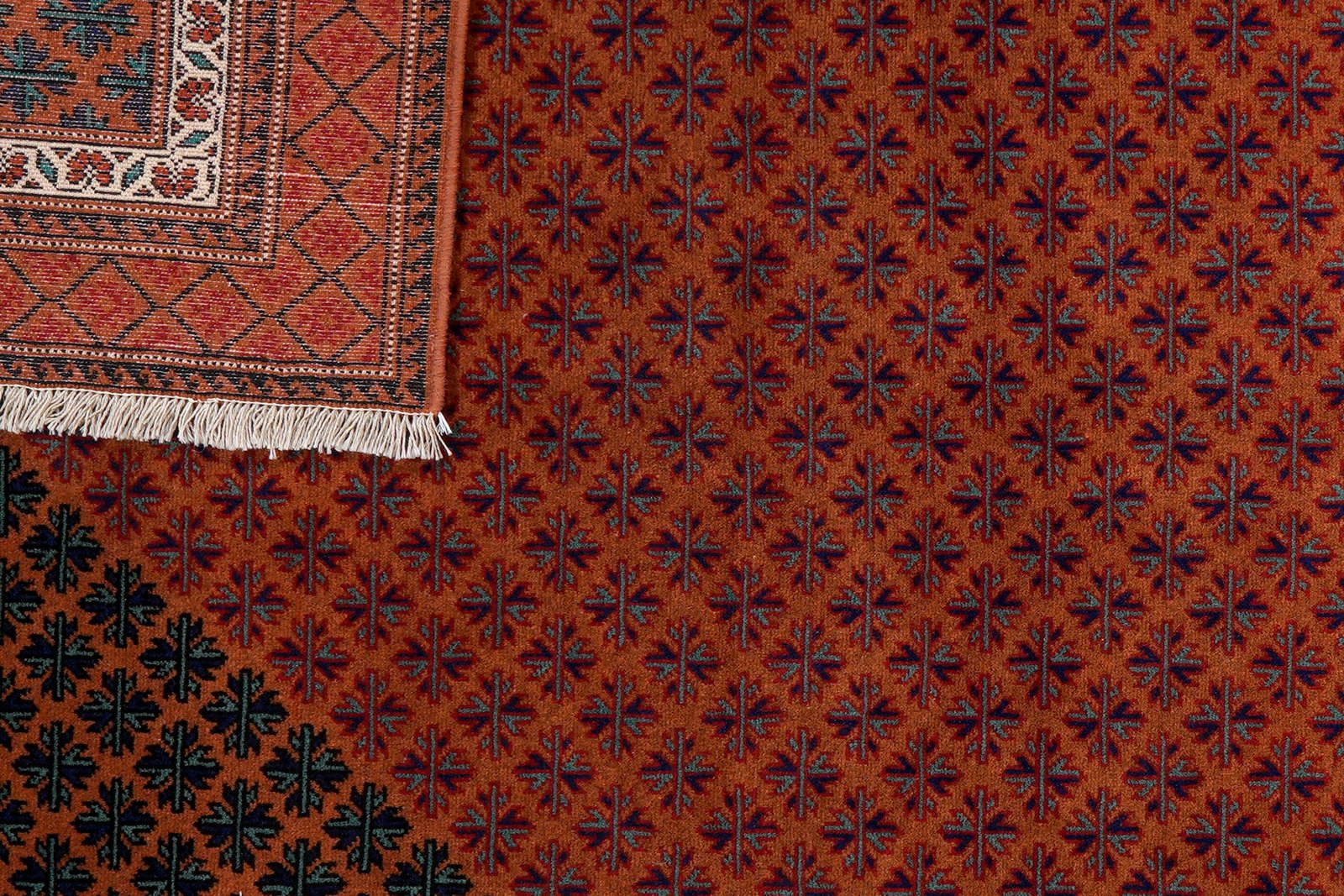 Turkman — Hand-knotted, 132x187 cm, Red, 100% Virgin Wool | View 7