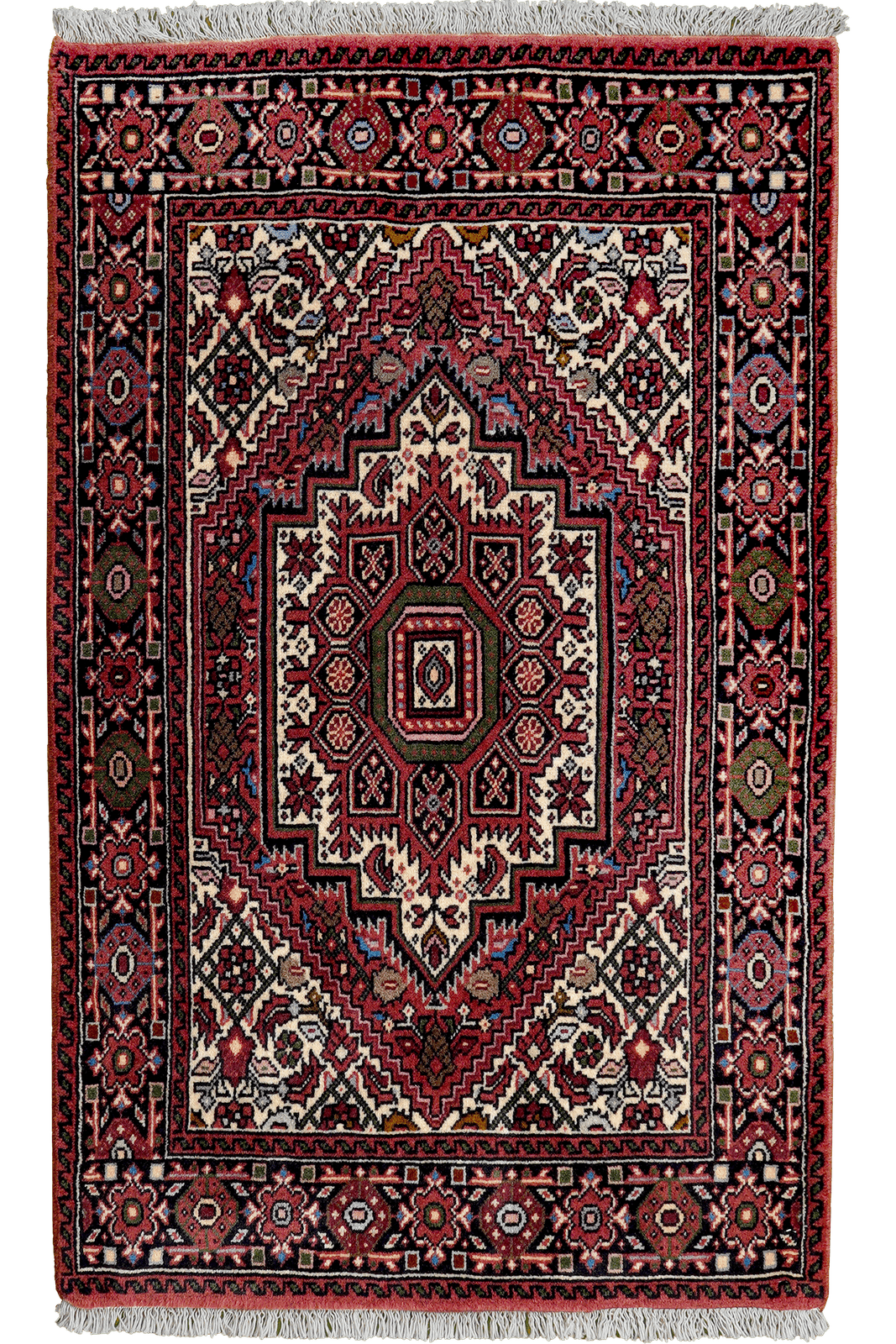 Goltuk — Hand-knotted, 64x102 cm, Red, 100% Virgin Wool | Main view