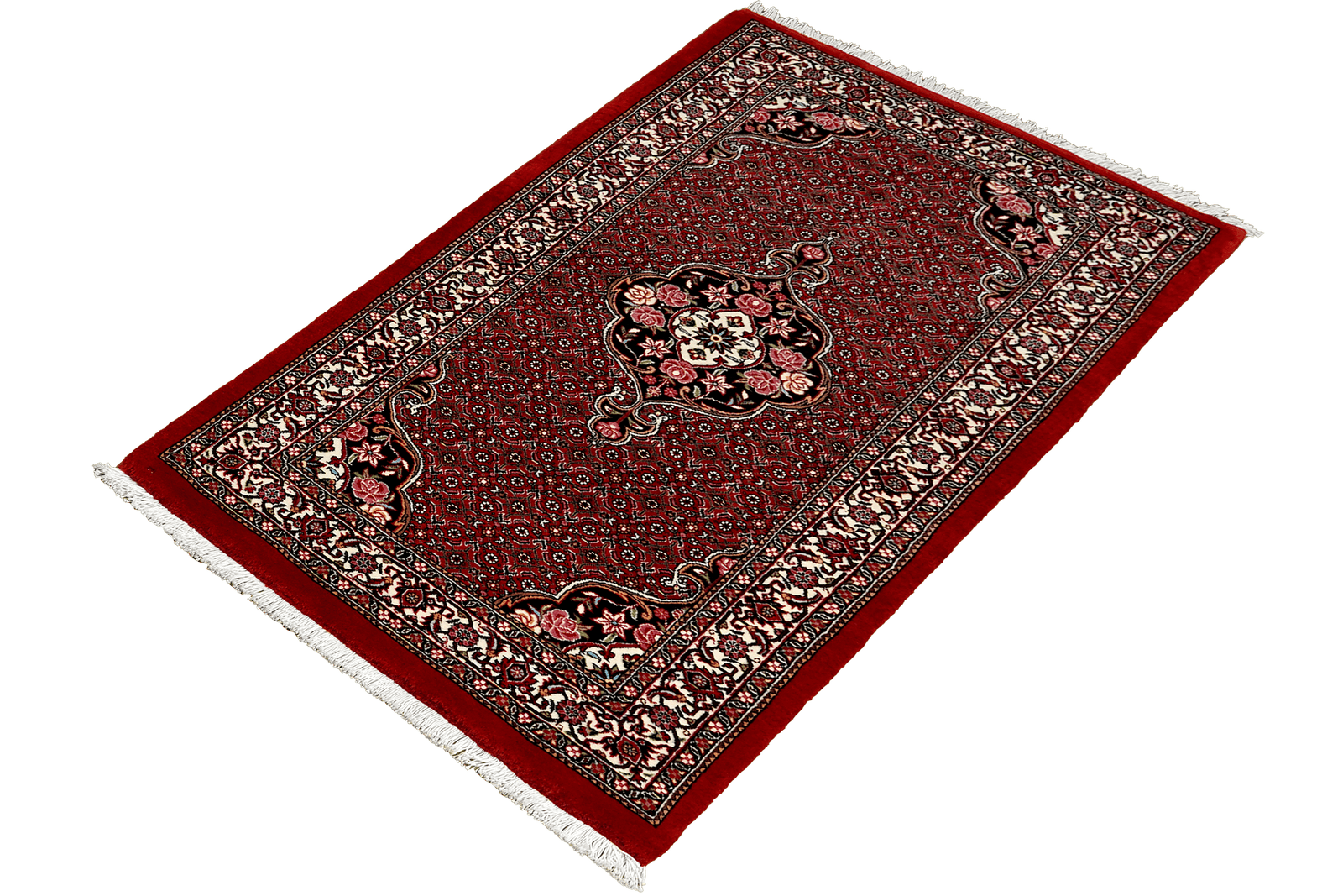 Bidjar Bookan — Hand-knotted, 75x160 cm, Red, 95% Schurwolle, 5% Seide | View 5