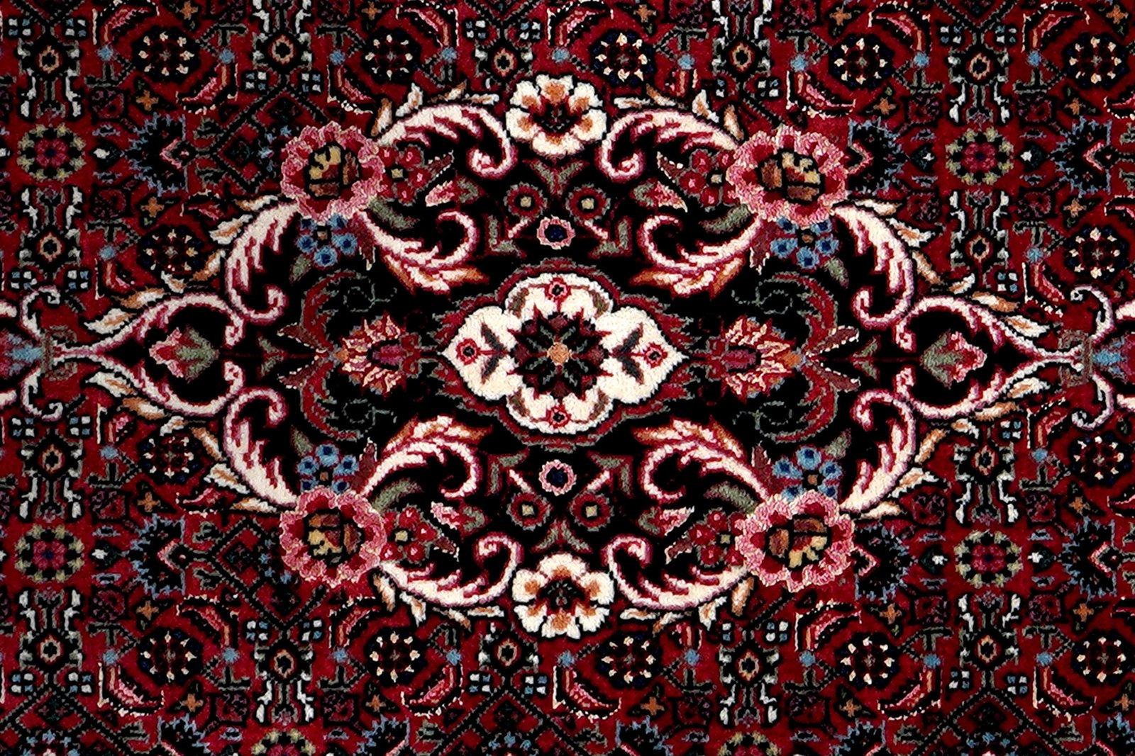 Bidjar Bookan — Hand-knotted, 83x137 cm, Red, 95% Schurwolle, 5% Seide | View 6