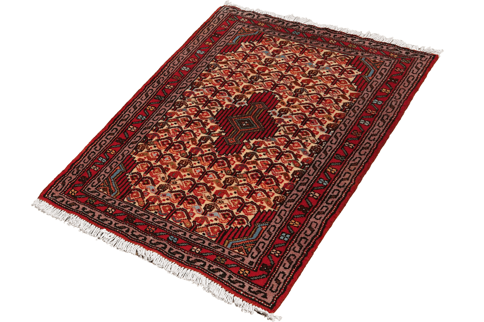 Assadabad — Hand-knotted, 65x95 cm, Beige, 100% Virgin Wool | View 5