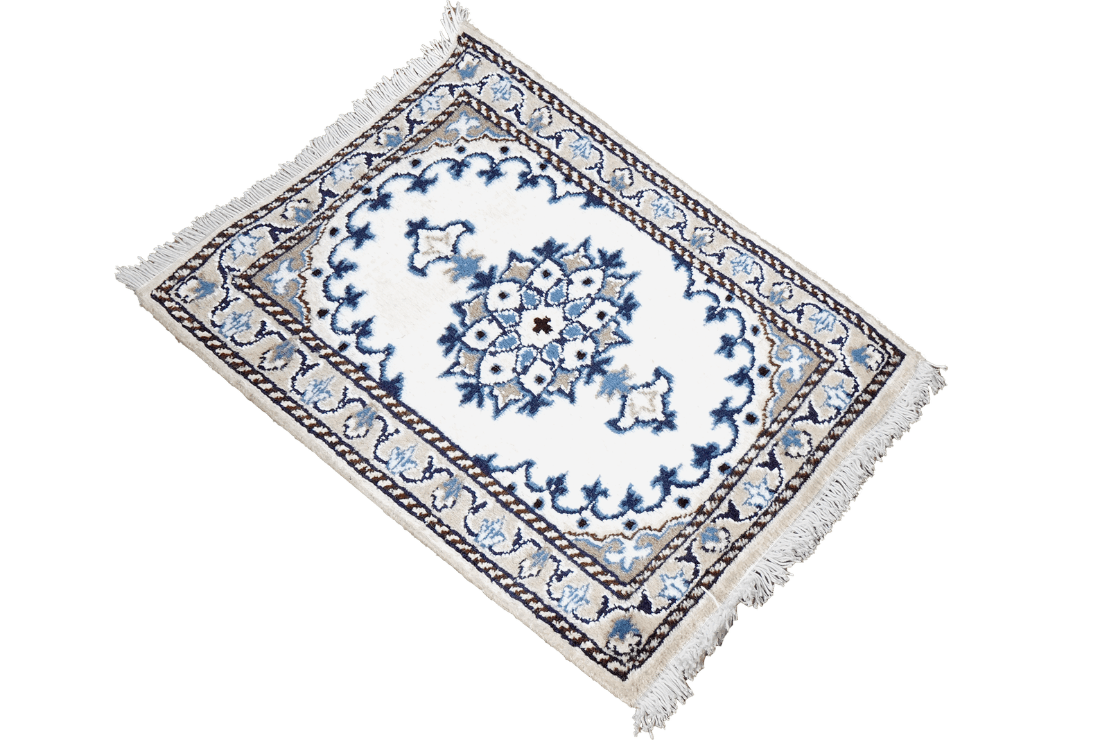 Nain 12La — Hand-knotted, 39x62 cm, Beige, 100% Virgin Wool | View 4