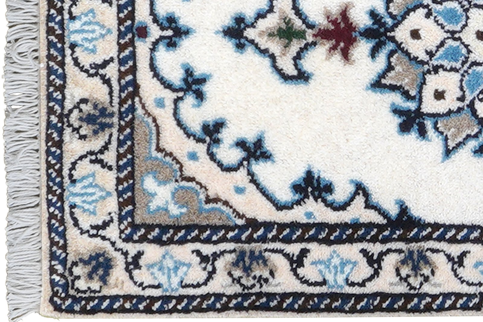 Nain 12La — Hand-knotted, 39x65 cm, Beige, 100% Virgin Wool | View 3