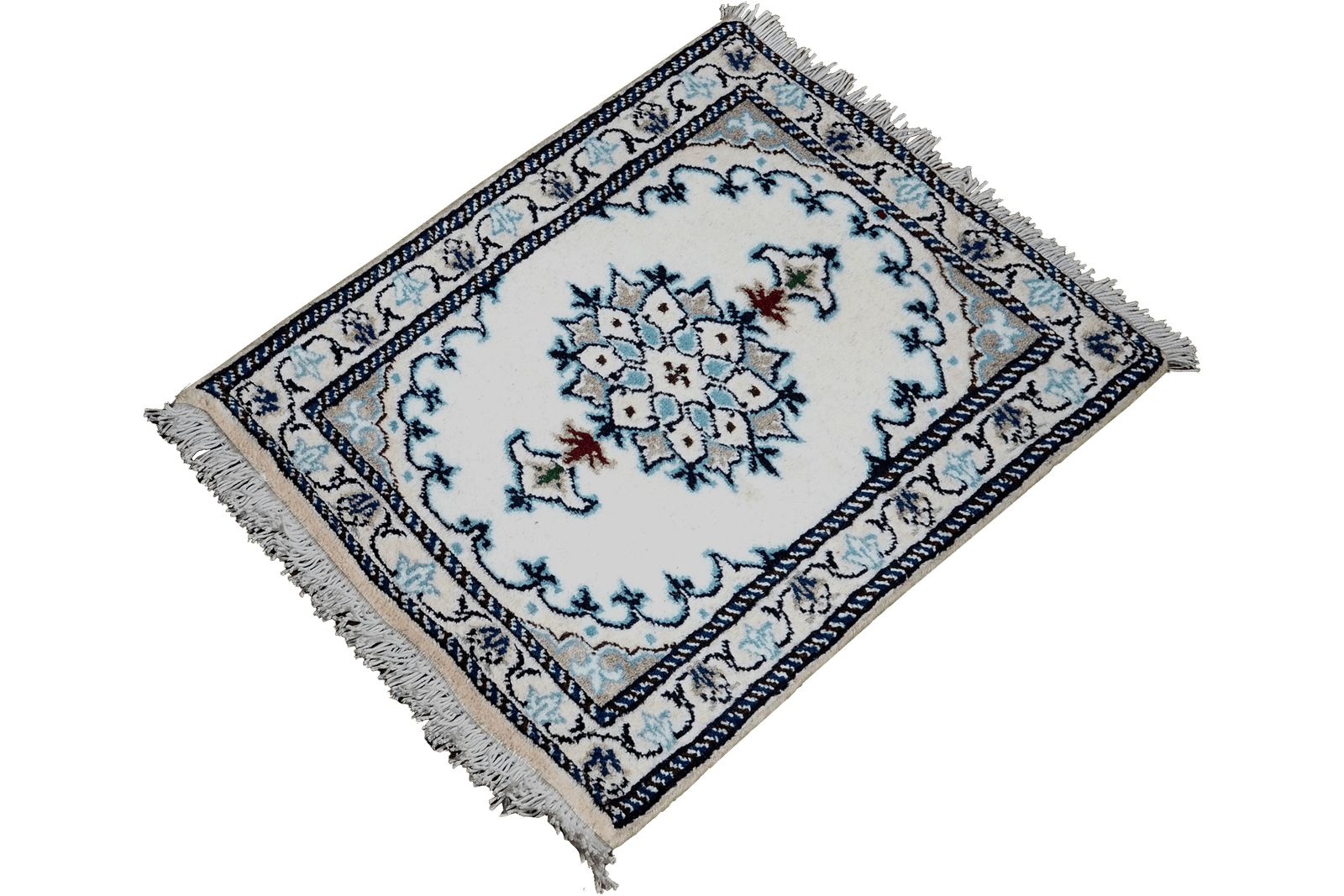 Nain 12La — Hand-knotted, 39x65 cm, Beige, 100% Virgin Wool | View 5