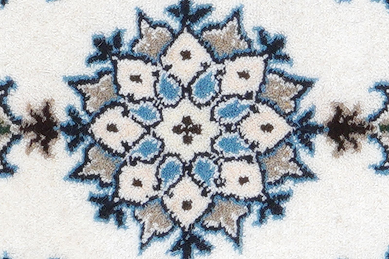 Nain 12La — Hand-knotted, 38x67 cm, Beige, 100% Virgin Wool | View 6