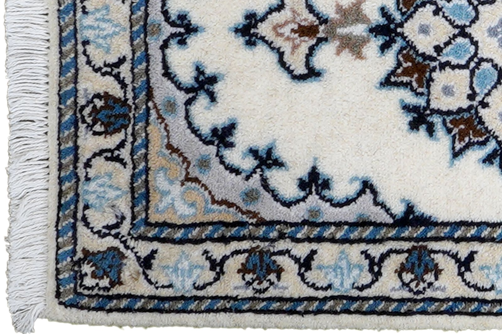 Nain 12La — Hand-knotted, 40x59 cm, Beige, 100% Virgin Wool | View 3