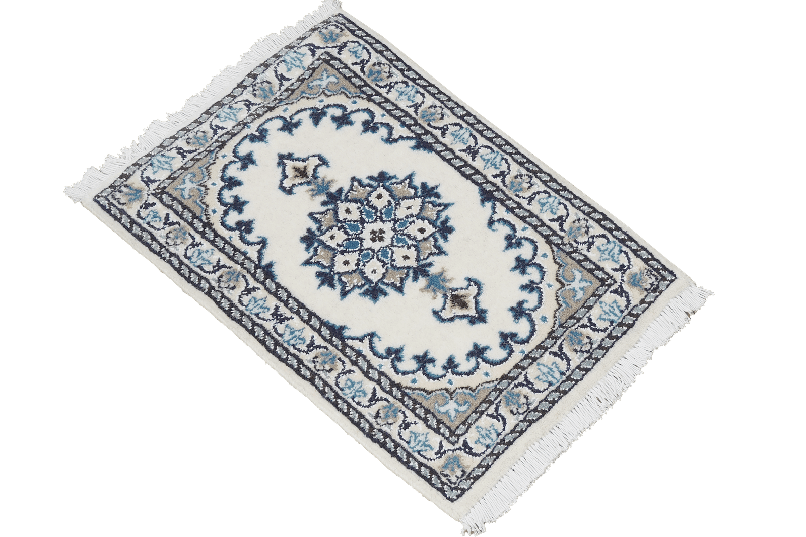 Nain 12La — Hand-knotted, 39x61 cm, Beige, 100% Virgin Wool | View 4