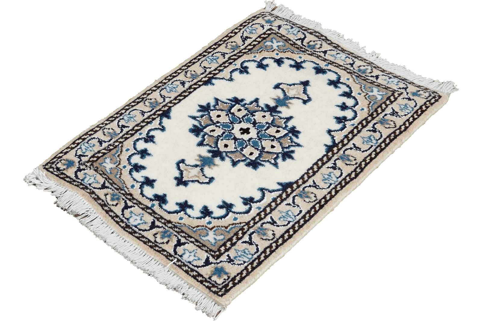 Nain 12La — Hand-knotted, 39x62 cm, Beige, 100% Virgin Wool | View 5