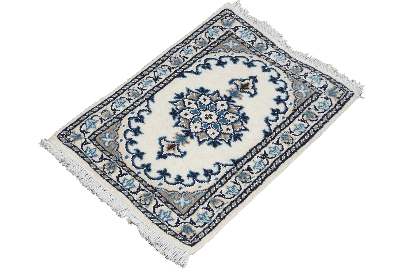 Nain 12La — Hand-knotted, 40x65 cm, Beige, 100% Virgin Wool | View 5