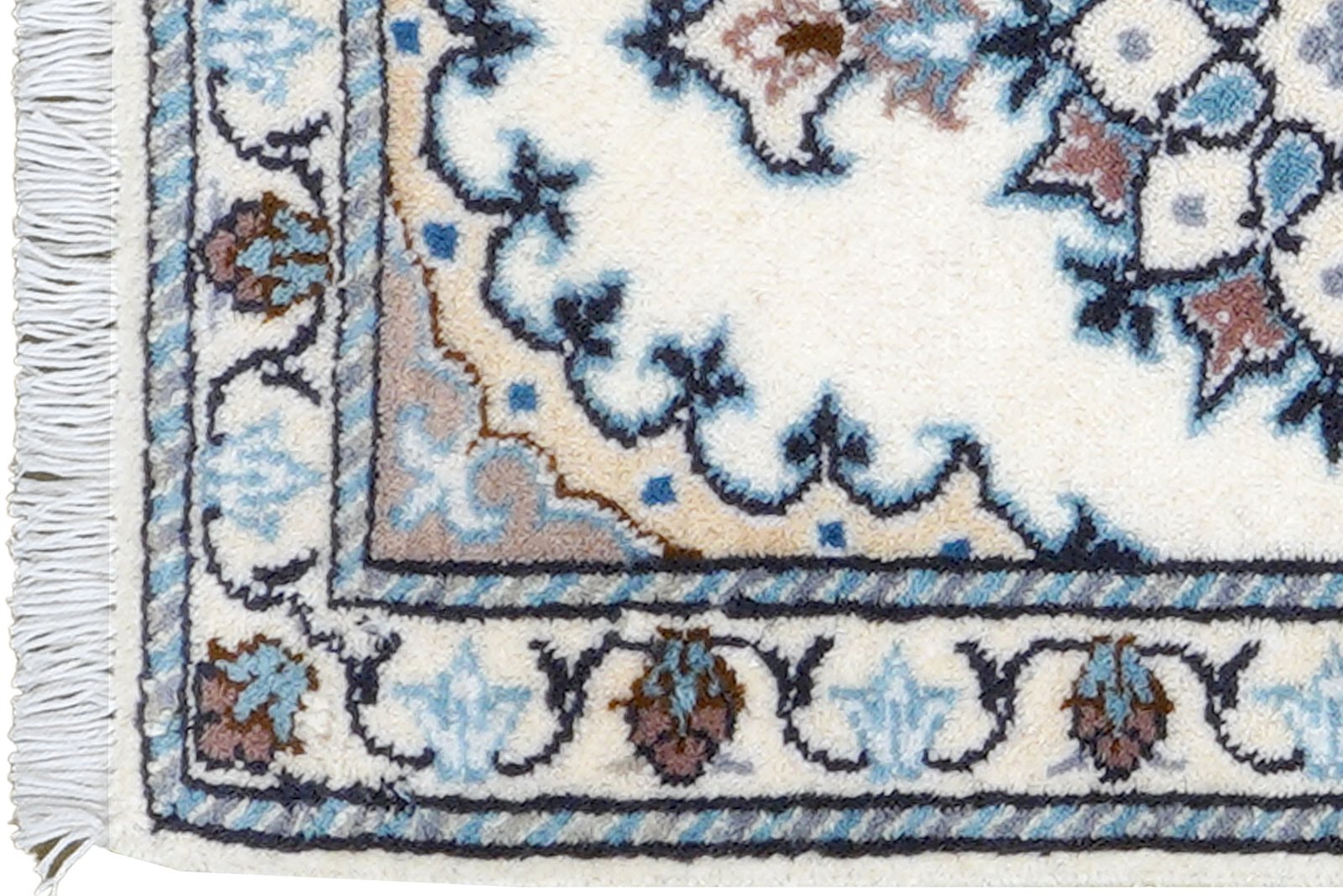 Nain 12La — Hand-knotted, 40x59 cm, Beige, 100% Virgin Wool | View 3