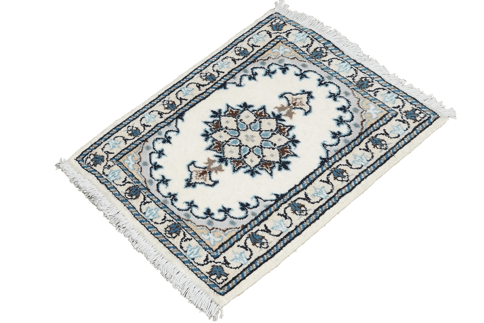 Nain 12La — Hand-knotted, 39x58 cm, Beige, 100% Virgin Wool | View 5