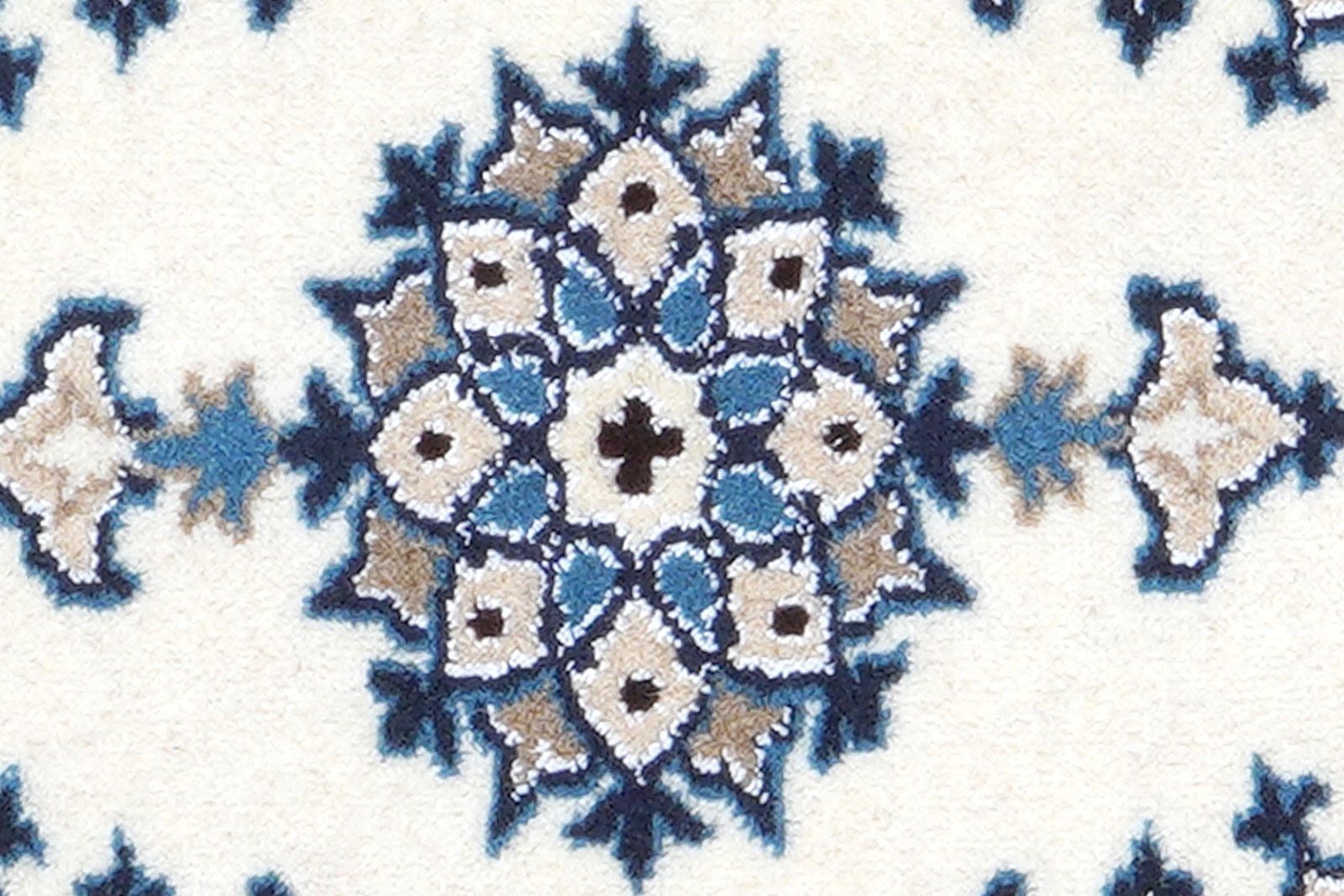 Nain 12La — Hand-knotted, 39x58 cm, Beige, 100% Virgin Wool | View 6