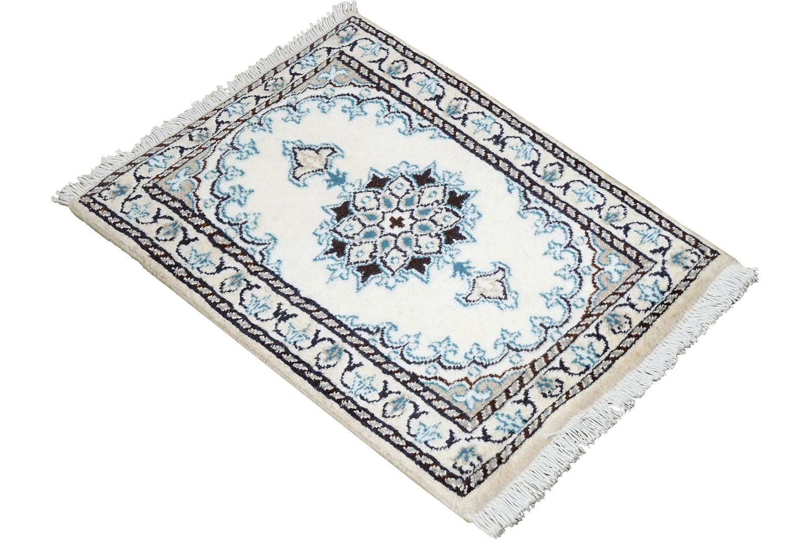 Nain 12La — Hand-knotted, 39x64 cm, Multicolor, 100% Virgin Wool | View 4
