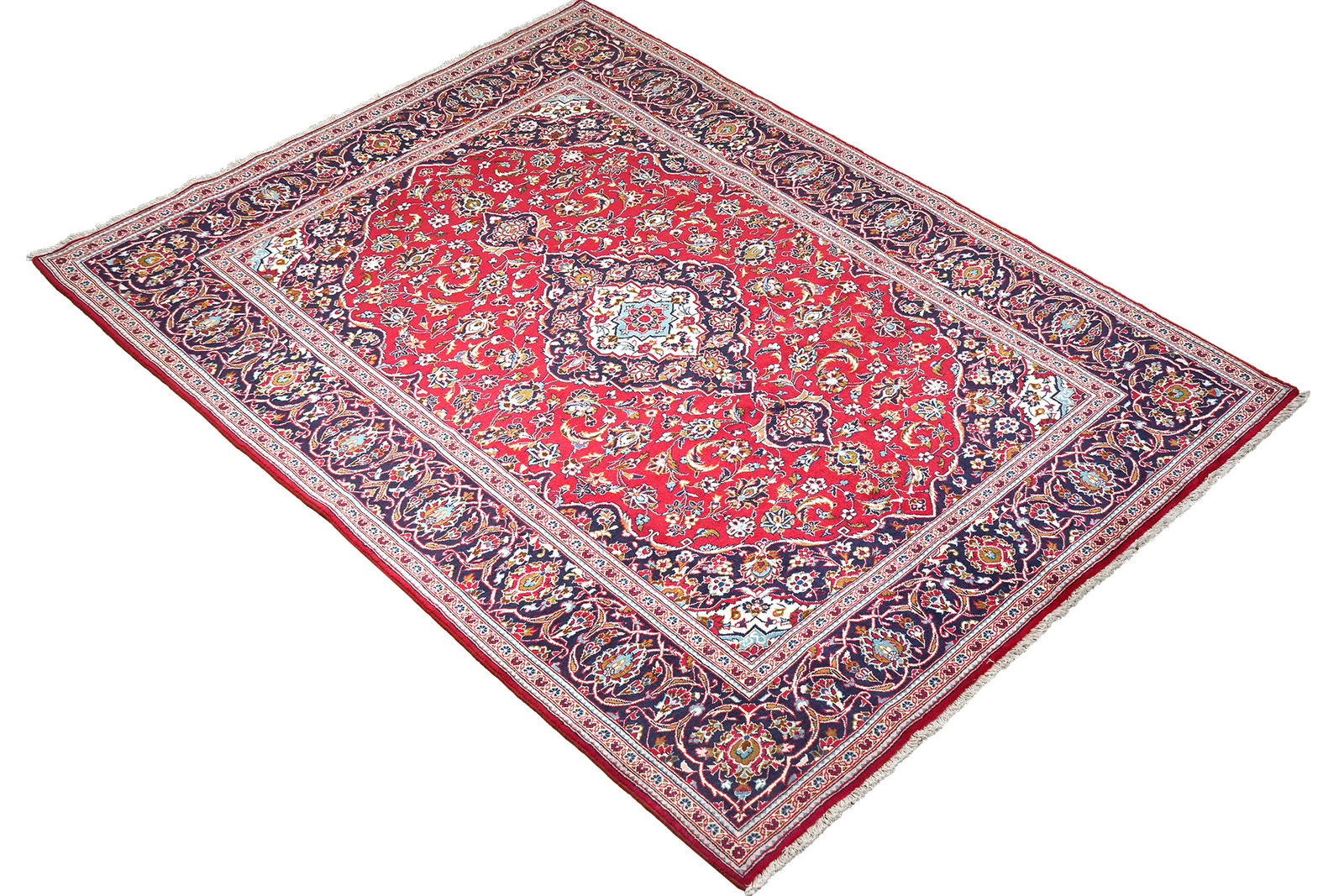 Ardakan — Hand-knotted, 204x284 cm, Red, 100% Virgin Wool | View 4