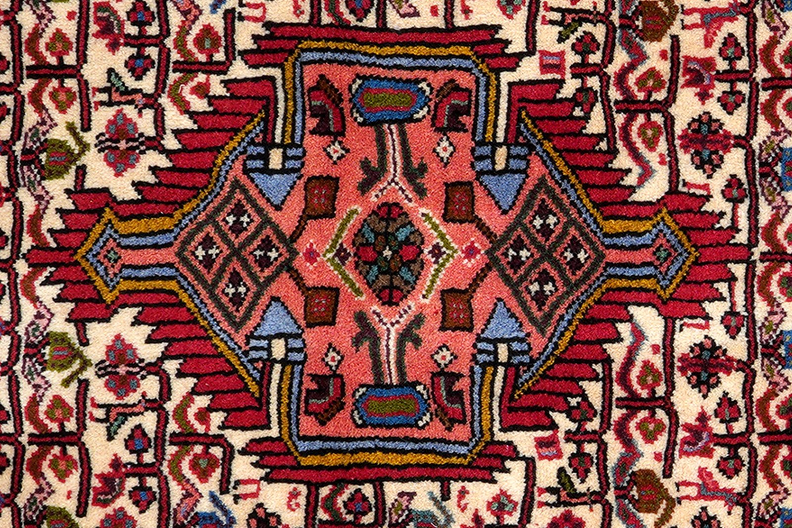 Assadabad — Hand-knotted, 85x289 cm, Beige, 100% Virgin Wool | View 6