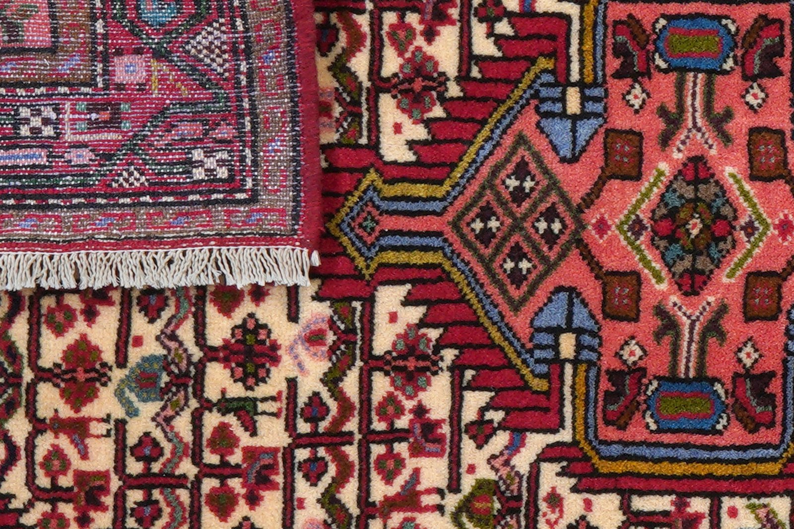 Assadabad — Hand-knotted, 85x289 cm, Beige, 100% Virgin Wool | View 7