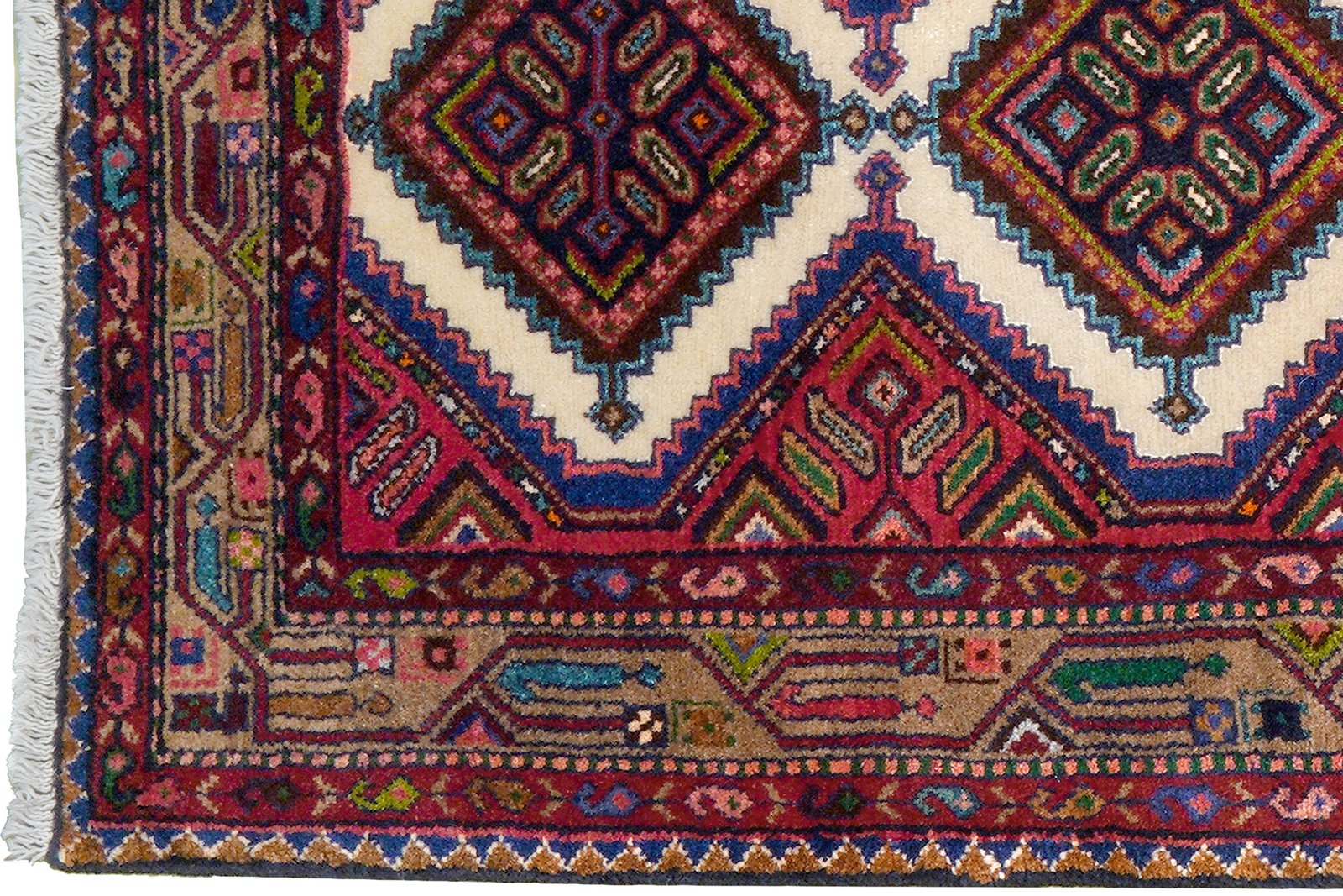 Zagheh — Hand-knotted, 84x310 cm, Beige, 100% Virgin Wool | View 3