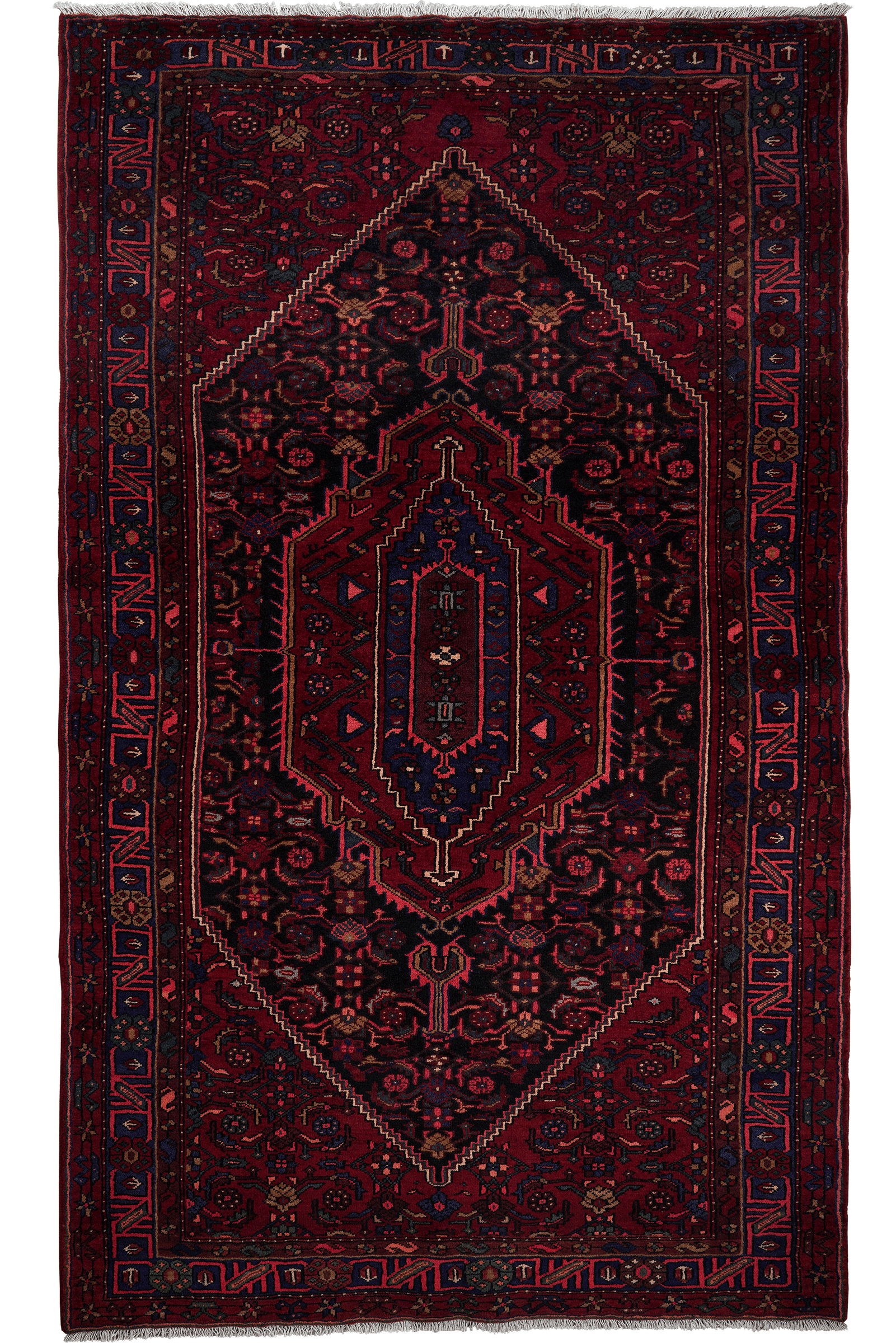 Kolyai — Hand-knotted, 162x284 cm, Black, 100% Virgin Wool | Main view