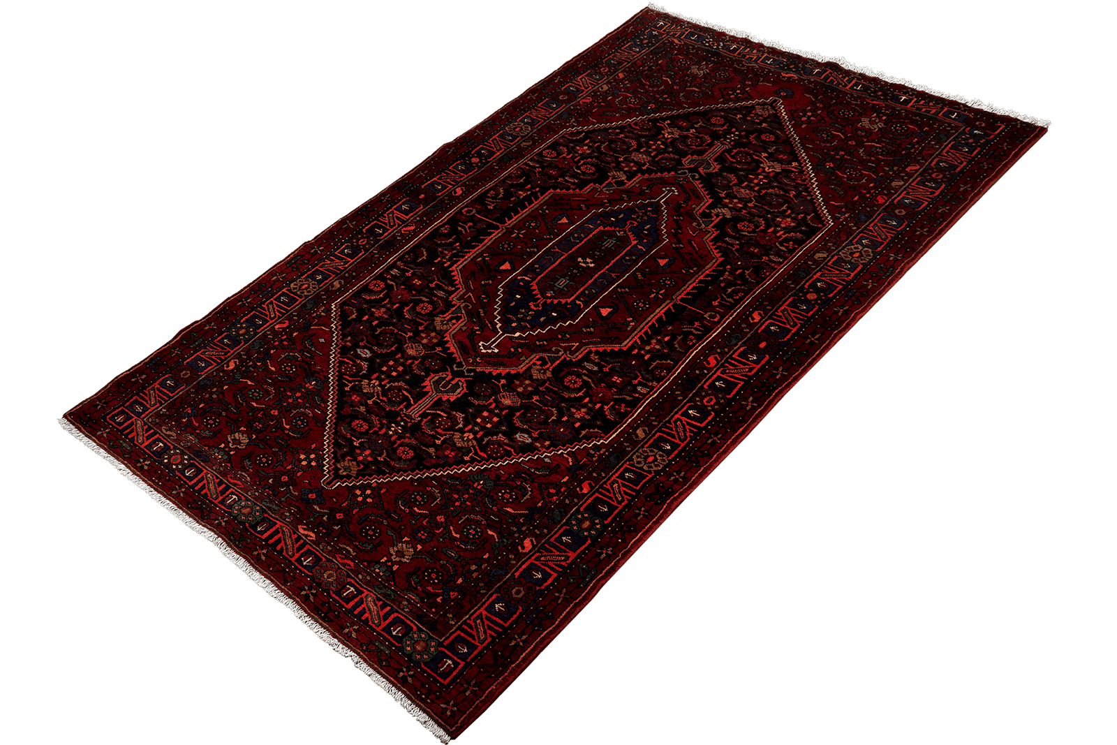 Kolyai — Hand-knotted, 162x284 cm, Black, 100% Virgin Wool | View 5