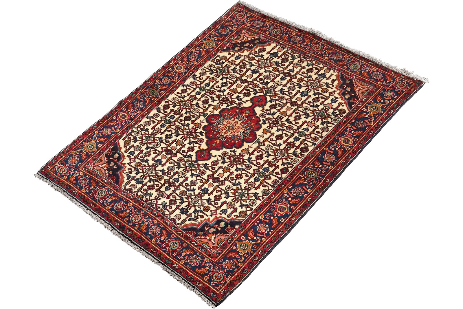 Bidjar Zandjan — Hand-knotted, 109x160 cm, Beige, 100% Virgin Wool | View 5