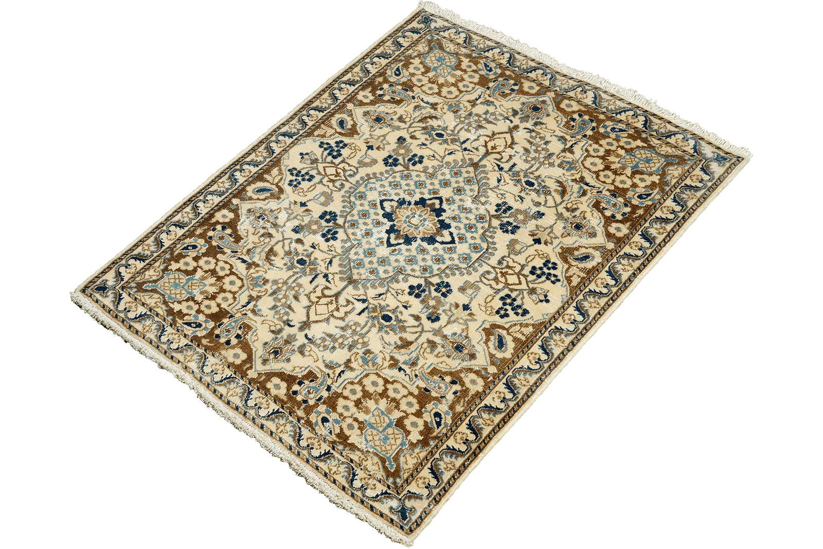Heritage — Hand-knotted, 85x135 cm, Beige, 100% Virgin Wool | View 5