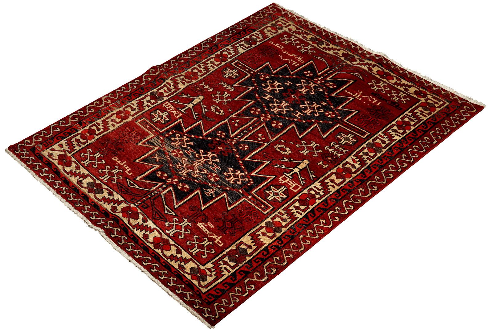Heritage — Hand-knotted, 180x236 cm, Red, 100% Virgin Wool | View 5