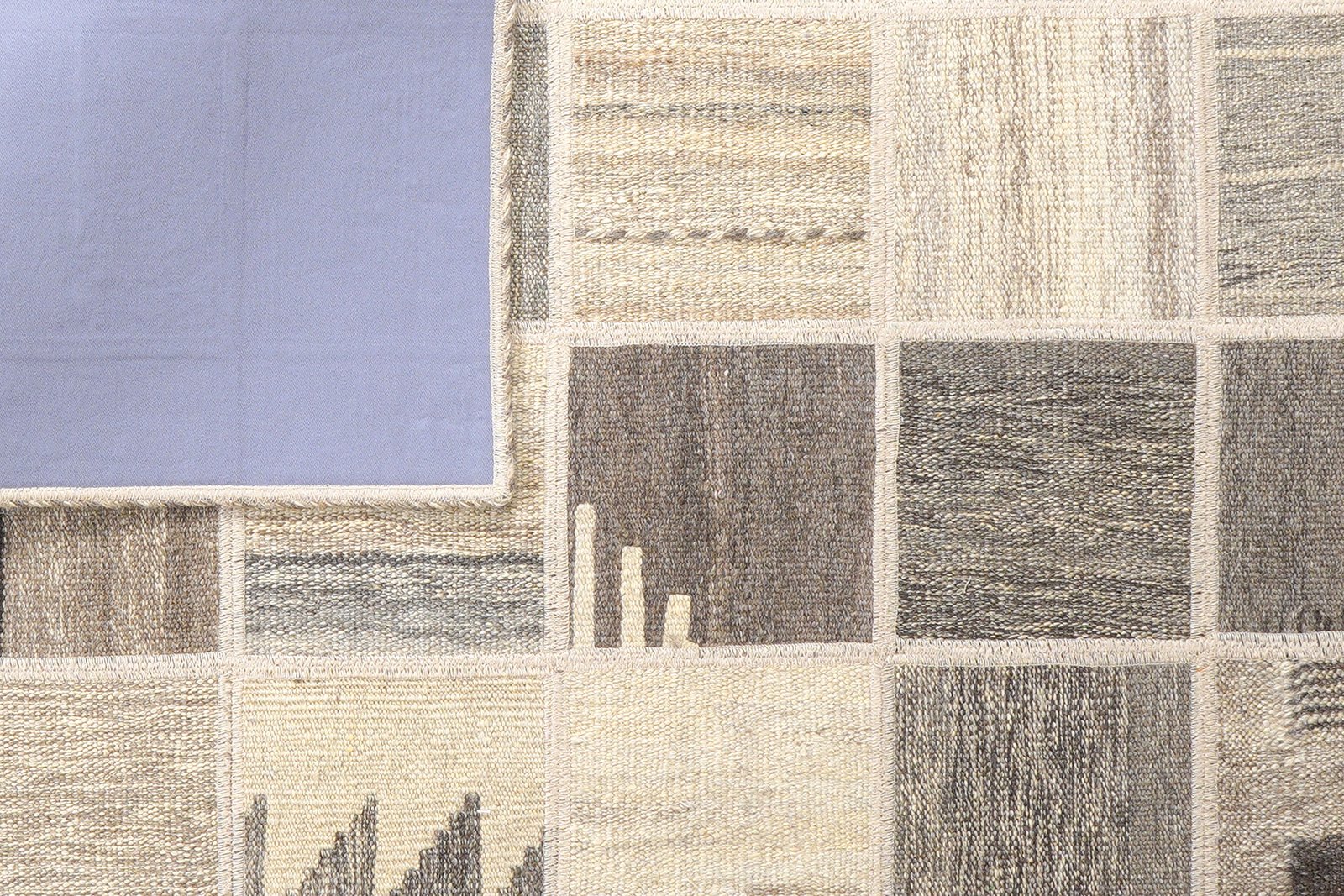 Kelim Tekkeh — Handmade, 150x200 cm, Beige, 100% Virgin Wool | View 6