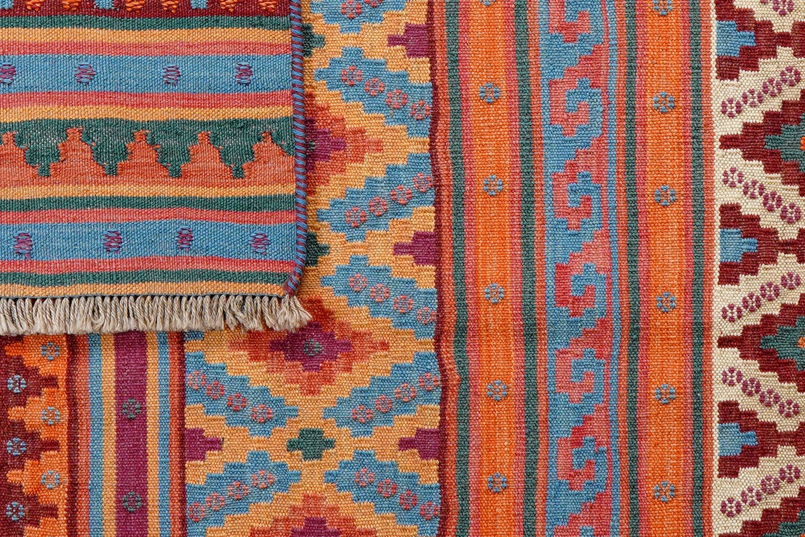 Sumak Sirdjan — Handmade, 156x229 cm, Multicolor, 100% Virgin Wool | View 6