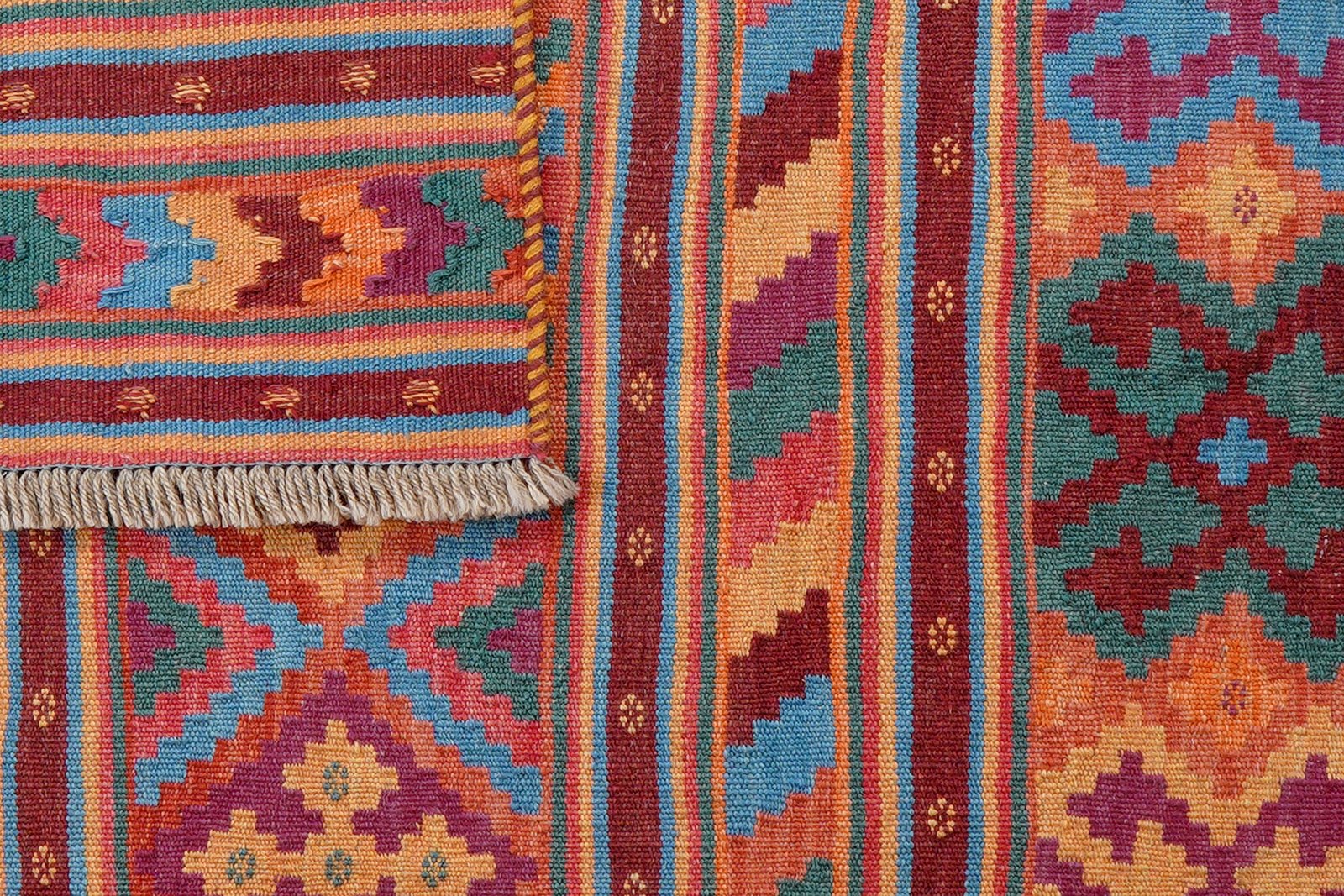 Sumak Sirdjan — Handmade, 150x232 cm, Multicolor, 100% Virgin Wool | View 6
