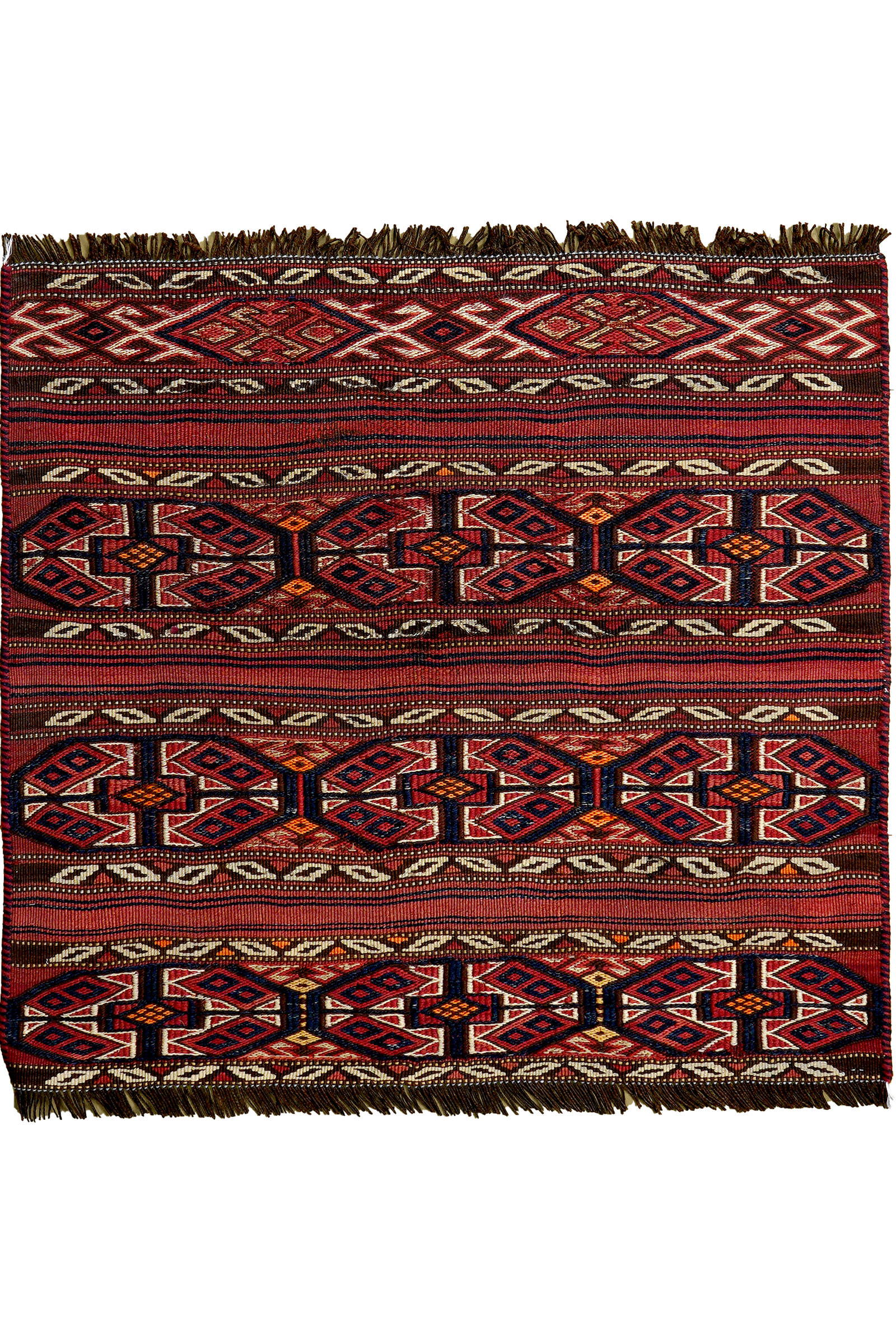 Sumak Shahsavan — Handgefertigt, 81x85 cm, Bunt, 100% Virgin Wool | Main view
